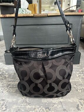 Coach Y2K Ashley Dotted Op Art F20088 Shoulder Bag